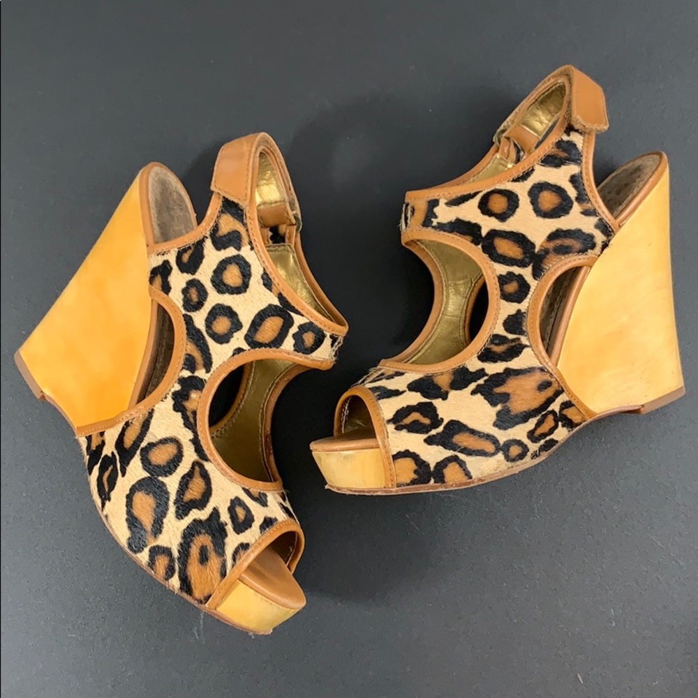 Sam Edelman leopard print Kendall wedge